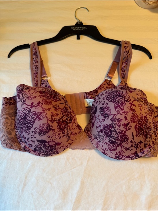 Jessica Simpson Other - Jessica Simpson Mauve Floral Lace Underwire Bra